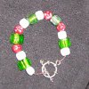 Chunky Christmas Bead Bracelet