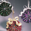 Beaded CD Ornament