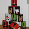 Christmas Bowling Cans