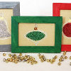 Christmas Framed Fabric Art