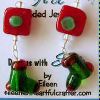 Beaded Christmas Earrings