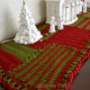 Crocheted Christmas Table Runner