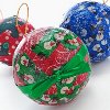 Easy Decoupage Fabric Ornaments