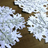 Dried Leaves Snowflakes