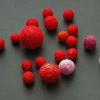 Fave Felted Holly Balls