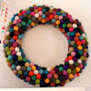 Felt Ball Overload Wreath