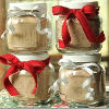 Festive Etched Glass Jars