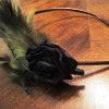 Festive Feathered Vintage Headband