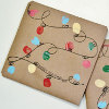 Finger Painted Gift Wrap