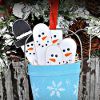 Snowman Pail Ornament