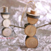 Treasured Twig Snowmen Ornaments