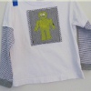 Stenciled Applique Sweatershirt Design