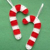 Felt Candy Cane Ornaments