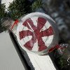 Large Peppermint Candy Decor