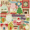 Crate Paper Peppermint Collection Stickers Labels and Chipboard