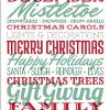 Holiday Subway Art Printables
