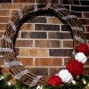 Christmas Rosette Wreath
