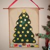 Canvas Christmas Tree Advent Calendar