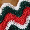 Christmas Wave Throw