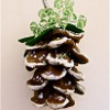 Precious Beads Clay Pinecone Ornament