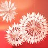DIY Paper Snowflake Decorations