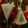 Elegant Wedge Ornaments