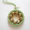 Mini Bell Wreath Embroidery Hoop Ornament