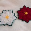 Christmas Poinsettia Coasters