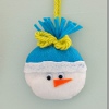 Felt Snowman Ornament