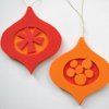 Retro Foam Ornaments