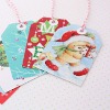 Recycled Christmas Card Gift Tags