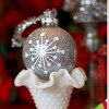 Handmade Glitter Ball Ornament