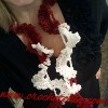 Lacy Berry Scarf
