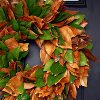 Real Magnolia Leaf Wreath