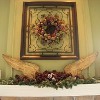 Angel Wing Christmas Mantel