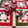 North Star Quilted Table Runner