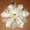 Paper and Lace Snowflake Ornament