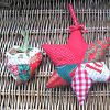 Festive Patchwork Stars and Hearts