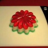 Poinsettia Christmas Soap