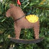 Felt Rocking Horse Ornament