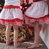 Ruffly Bustle Skirts
