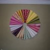 Scrapbook Paper Wreath