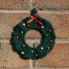 Small Crochet Christmas Wreath