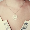 DIY Snowflake Necklace