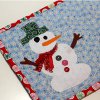 Sewn Snowman Mug Rug