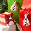 Cardboard Cutout Snowman Ornaments