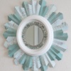 Beaded Winter Sunburst Mirror