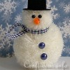 Fuzzy Yarn Snowman