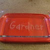 Personalized Casserole Dish