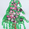 Handprint Christmas Trees